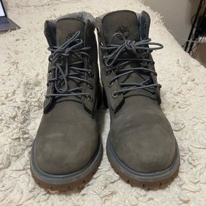 timberland boots grey